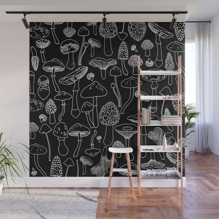 Marcella Mushrooms Wall Mural Gallery Image 1