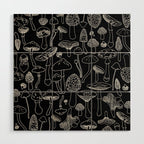 Marcella Mushrooms Wood Wall Art Gallery Image 1