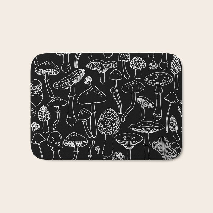 Marcella Mushrooms Bath Mat Gallery Image 1