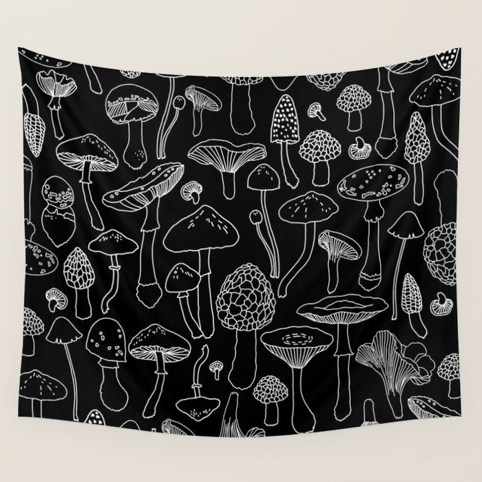 Marcella Mushrooms Wall Tapestry Gallery Image 1
