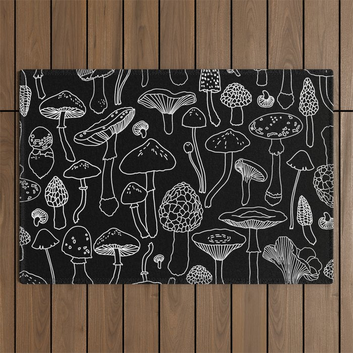 Marcella Mushrooms Outdoor Rug Gallery Image 1