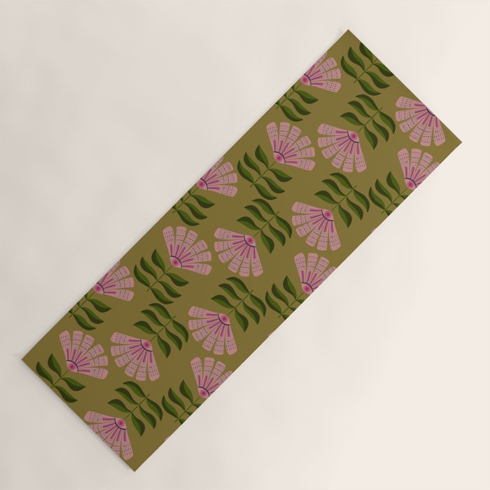 Gloriosa Daisy - eye flower Yoga Mat Gallery Image 1
