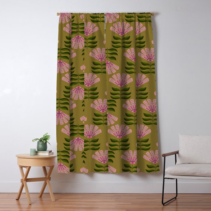 Gloriosa Daisy - eye flower Window Curtain Gallery Image 5