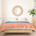 Navy Blye Tan Minimalist Modern Mid Century Rothko Color Block Squares by Ejaaz Haniff Duvet Cover Gallery Image 3