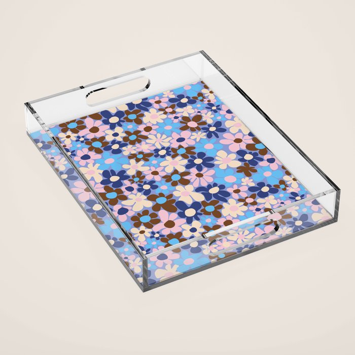 Amour blue Acrylic Tray Gallery Image 1