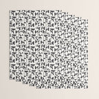 Linocut Tulip Pattern #3 Wrapping Paper Gallery Image 3