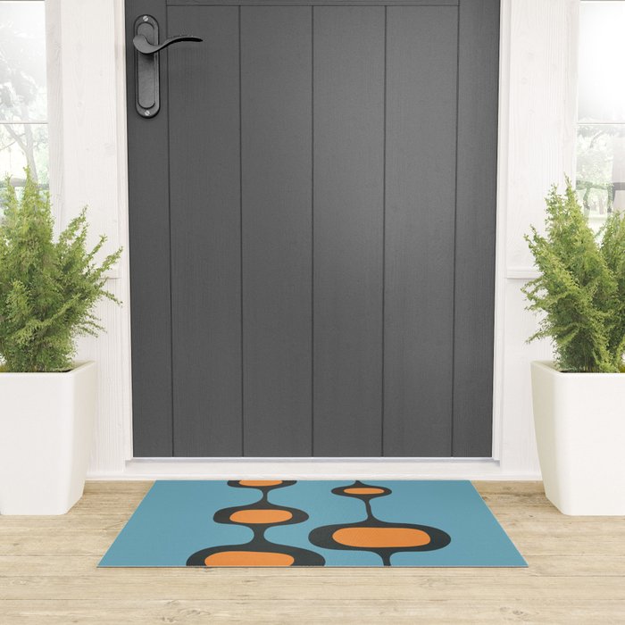Mid-Century Modern Abstract Art 18 Welcome Mat Gallery Image 3