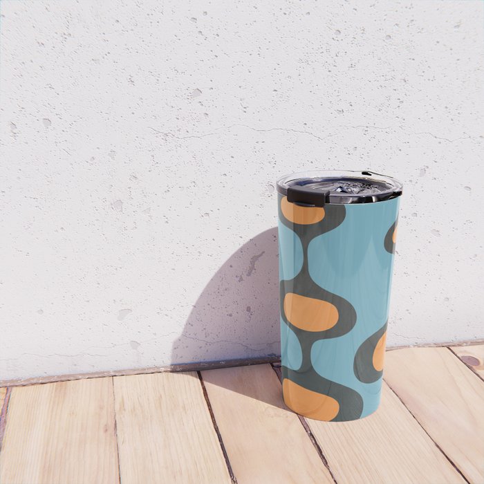 Mid-Century Modern Abstract Art 18 Travel Mug Gallery Image 4