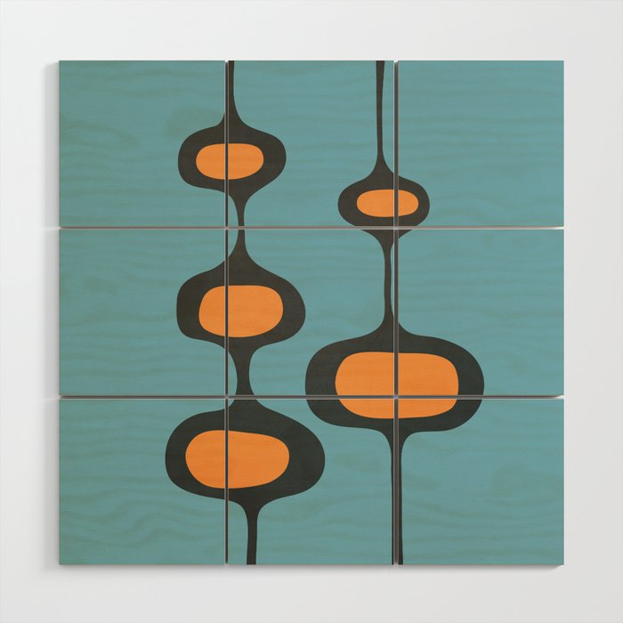 Mid-Century Modern Abstract Art 18 Wood Wall Art Gallery Image 1