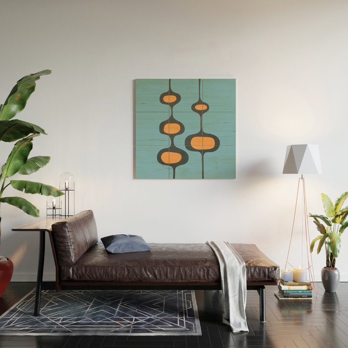 Mid-Century Modern Abstract Art 18 Wood Wall Art Gallery Image 2