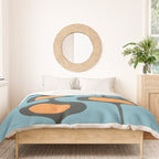Mid-Century Modern Abstract Art 18 Duvet Cover Gallery Image 3
