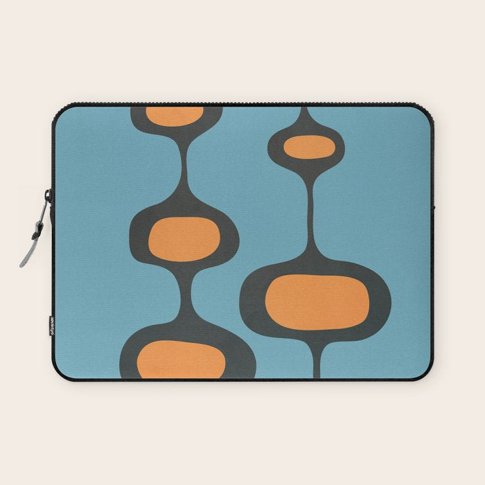 Mid-Century Modern Abstract Art 18 Laptop Sleeve Gallery Image 1