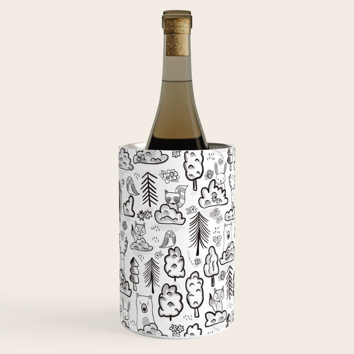 Woodland Animals Large Wine Chiller Gallery Image 3