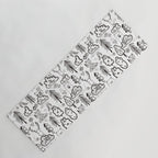 Woodland Animals Large Yoga Mat Gallery Image 1