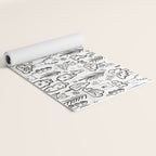Woodland Animals Large Yoga Mat Gallery Image 2