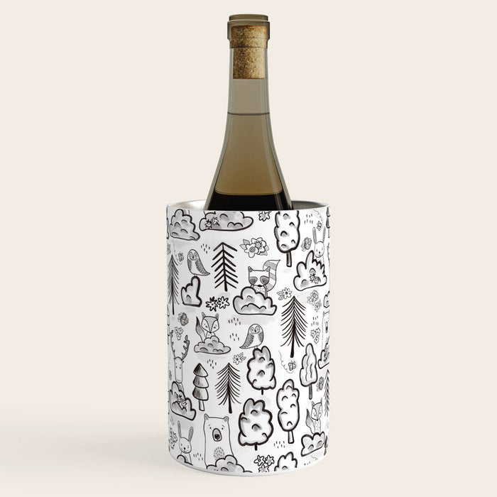 Woodland Animals Large Wine Chiller Gallery Image 2