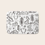 Woodland Animals Large Bath Mat Gallery Image 1