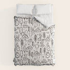 Woodland Animals Large Duvet Cover Gallery Image 6