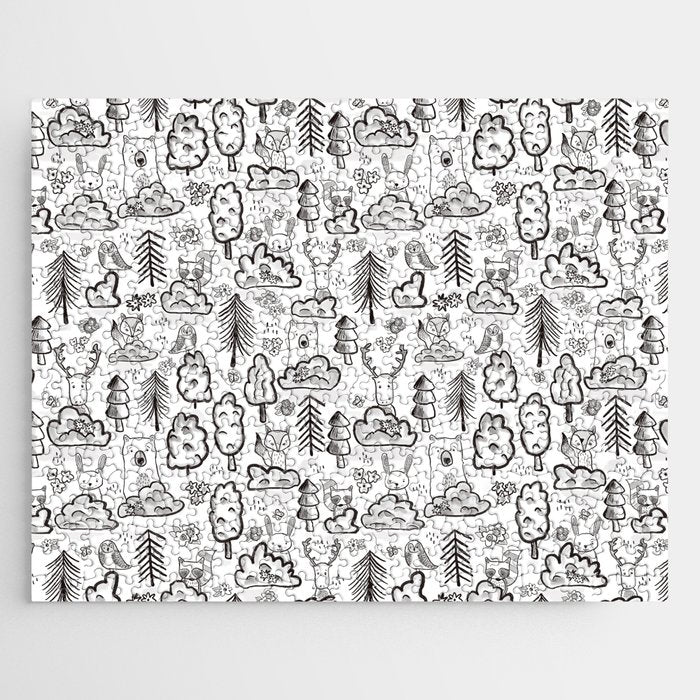 Woodland Animals Large Jigsaw Puzzle Gallery Image 1