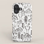 Woodland Animals Large iPhone Case Gallery Image 1