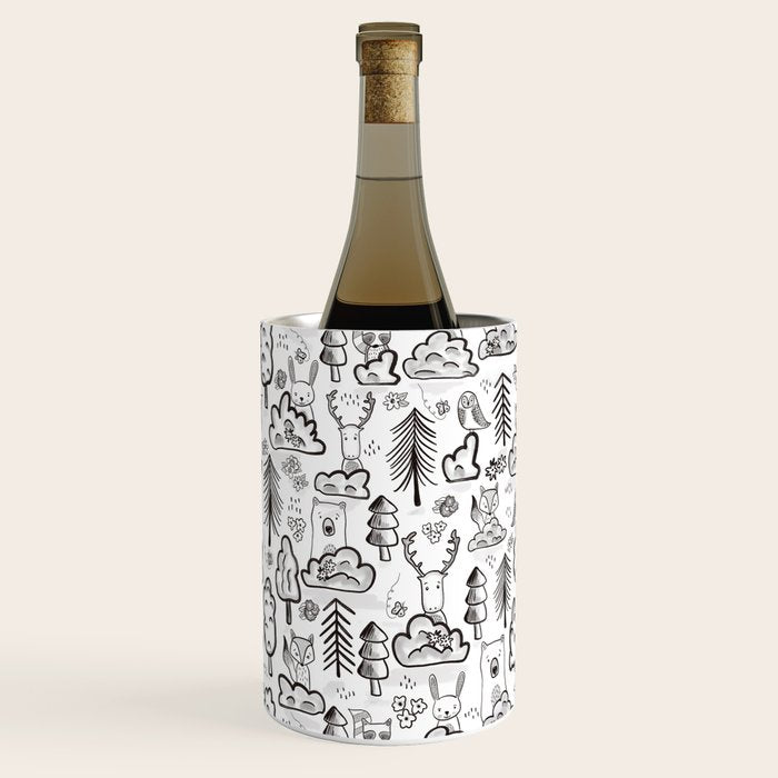 Woodland Animals Large Wine Chiller Gallery Image 1