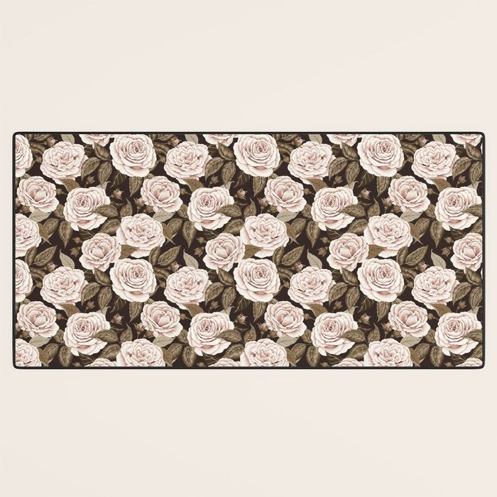 A Realm Of Roses - Dark Academia Pink Desk Mat Gallery Image 3