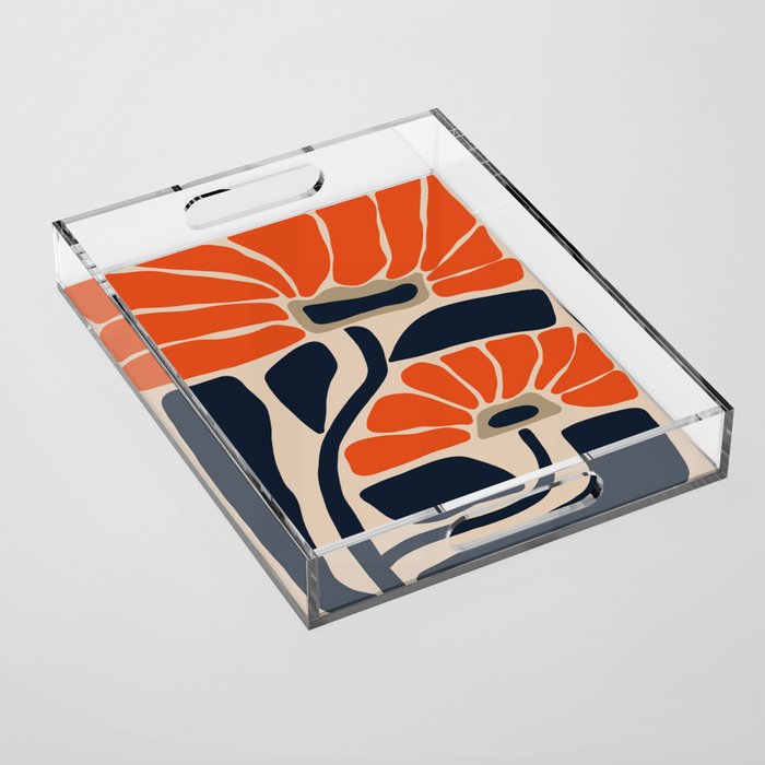bold baby flower  Acrylic Tray Gallery Image 1