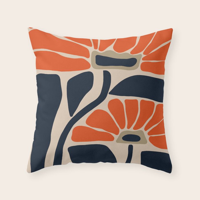 bold baby flower  Throw Pillow Gallery Image 6