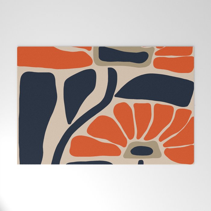 bold baby flower  Welcome Mat Gallery Image 1