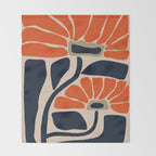 bold baby flower  Throw Blanket Gallery Image 2