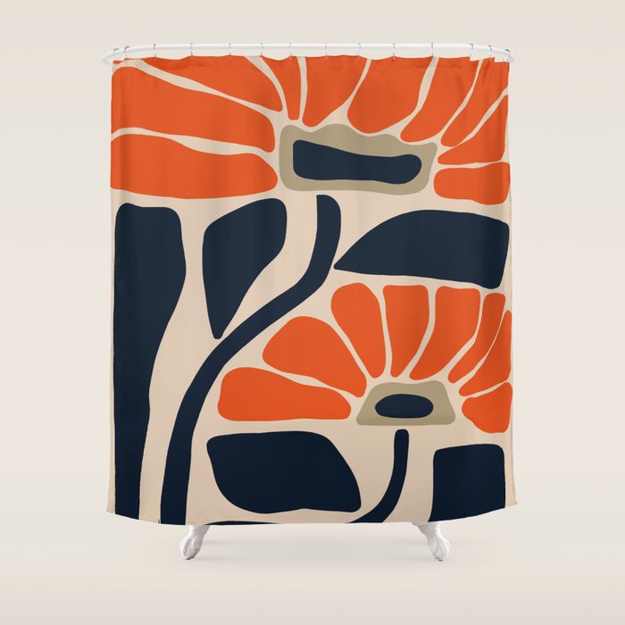bold baby flower  Shower Curtain Gallery Image 1