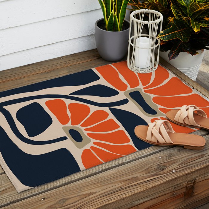 bold baby flower  Outdoor Rug Gallery Image 2