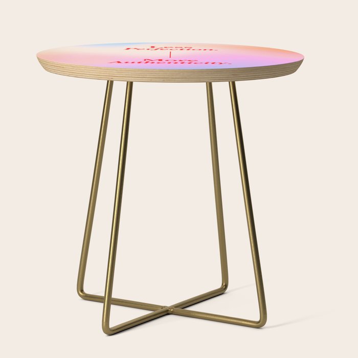 Less Perfection, More Authenticity Side Table Gallery Image 1