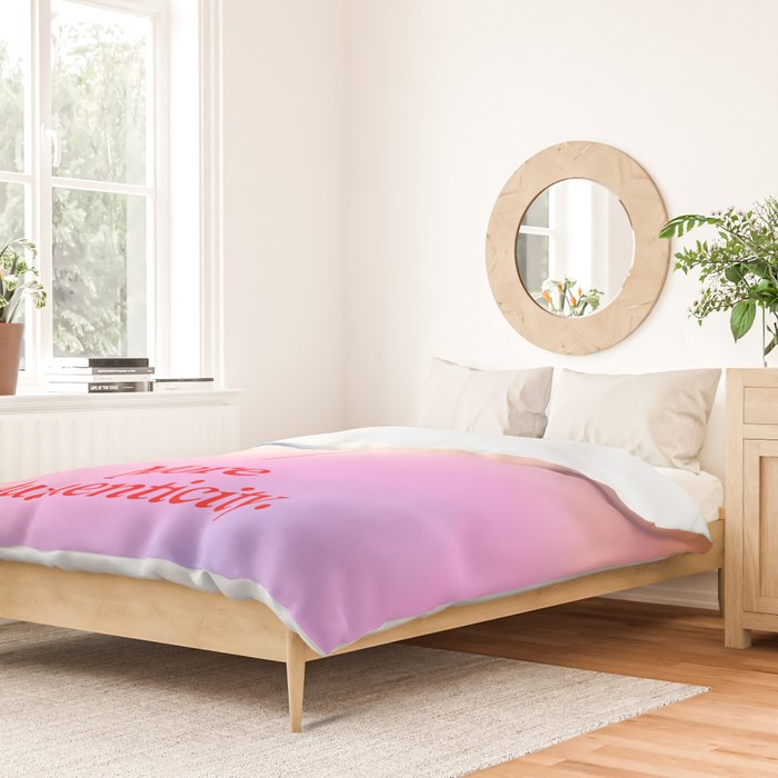 Less Perfection, More Authenticity Duvet Cover Gallery Image 2