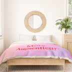 Less Perfection, More Authenticity Duvet Cover Gallery Image 3