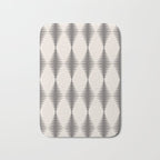 Modern Harlequin Pattern - Gray and Beige Bath Mat Gallery Image 1