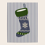 Christmas Stocking Blue Poster Gallery Image 4