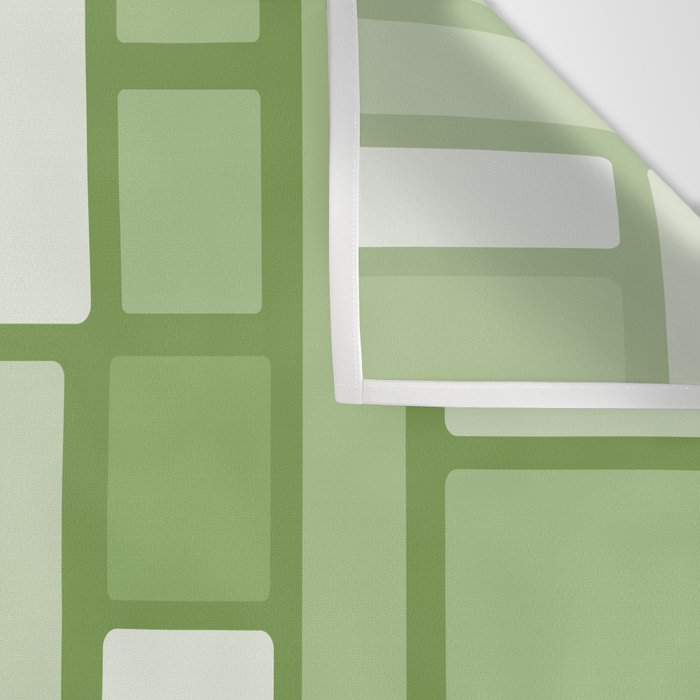 Modulus Retro Modern Geometric Pattern in Vintage Green Wall Tapestry Gallery Image 3