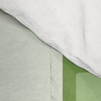 Modulus Retro Modern Geometric Pattern in Vintage Green Comforter Gallery Image 4