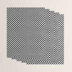 Classic Black and White Race Check Checkered Geometric Win Wrapping Paper Gallery Image 3