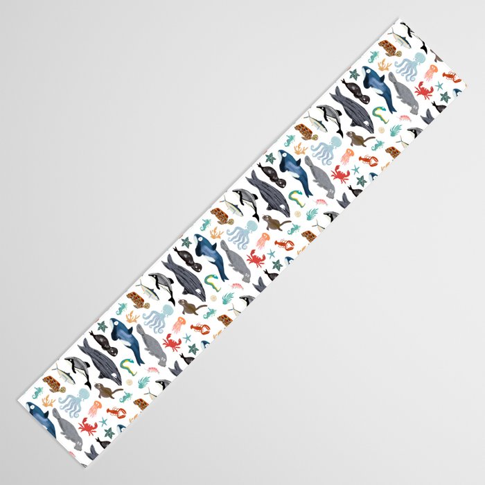Sea Change: Ocean Animals Table Runner Gallery Image 3