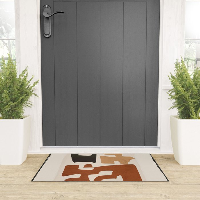 Modern Abstract Shapes 112 Welcome Mat Gallery Image 3