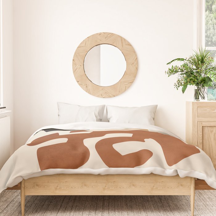 Modern Abstract Shapes 112 Duvet Cover Gallery Image 3