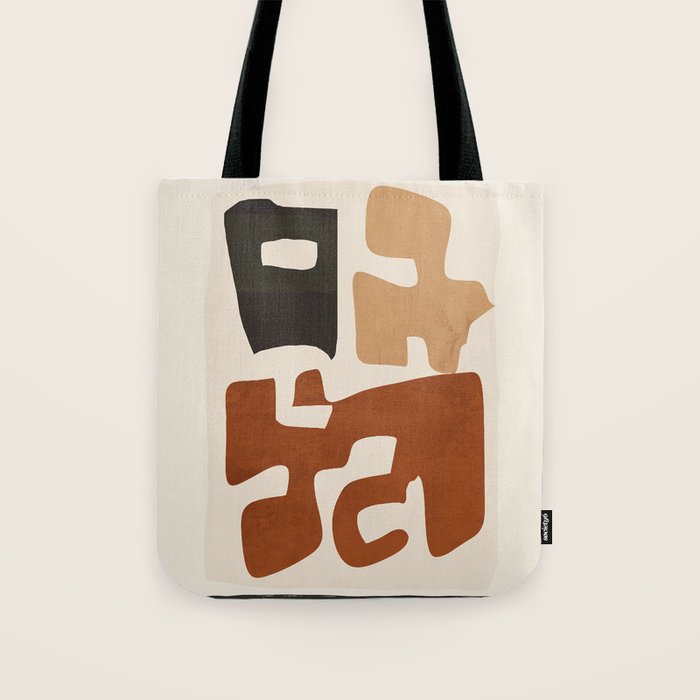 Modern Abstract Shapes 112 Tote Bag Gallery Image 1