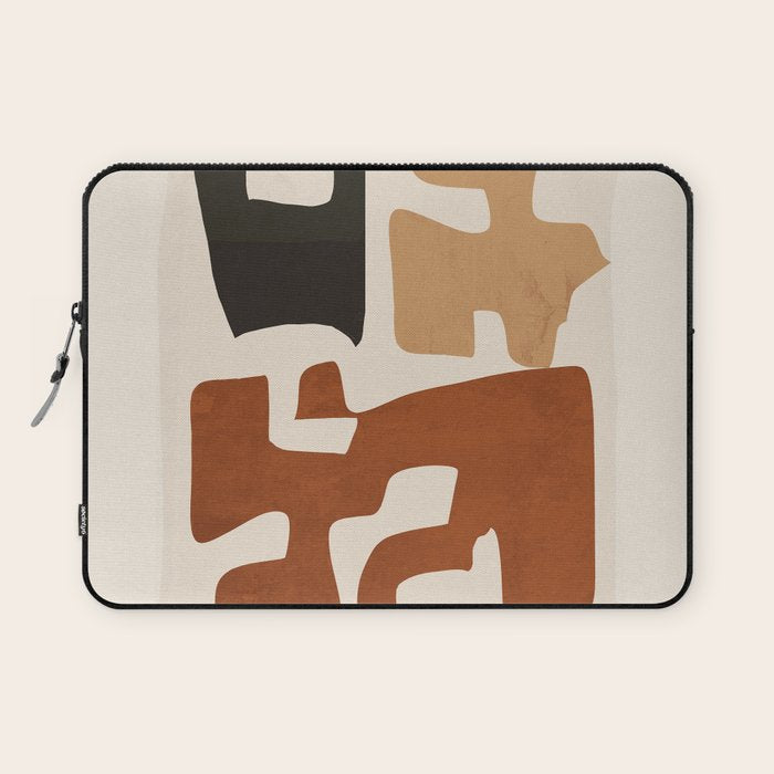 Modern Abstract Shapes 112 Laptop Sleeve Gallery Image 1