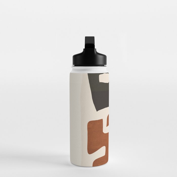 Modern Abstract Shapes 112 Water Bottle Gallery Image 3