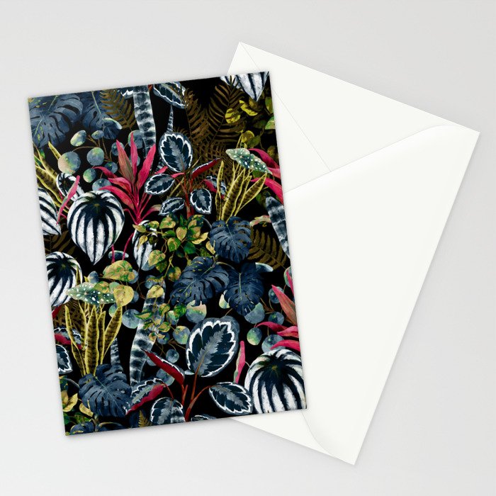 Tropical Night Garden  XX Stationery Card Gallery Image 2
