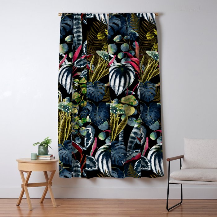 Tropical Night Garden  XX Window Curtain Gallery Image 5