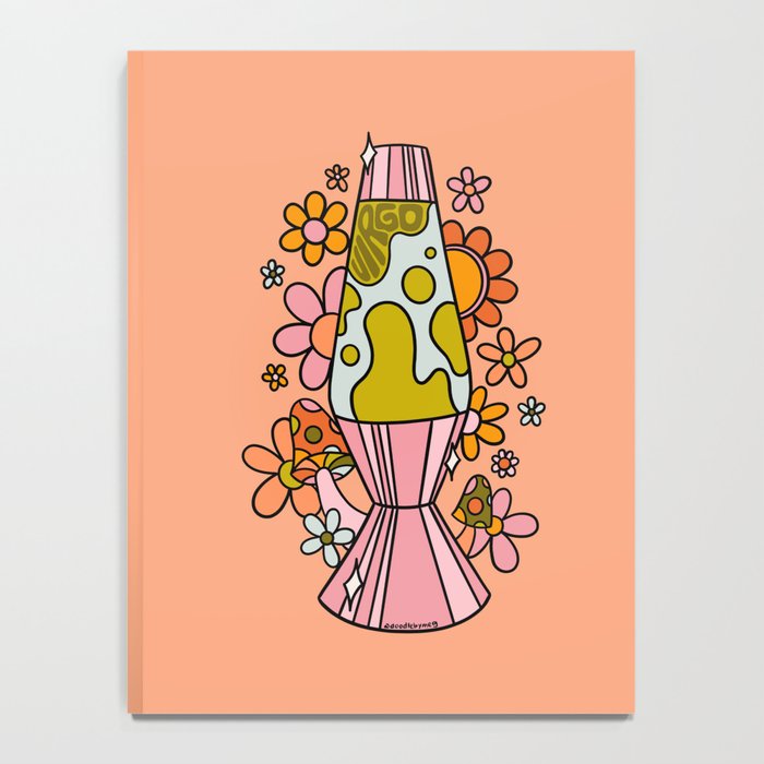 Virgo Lava Lamp Notebook Gallery Image 4