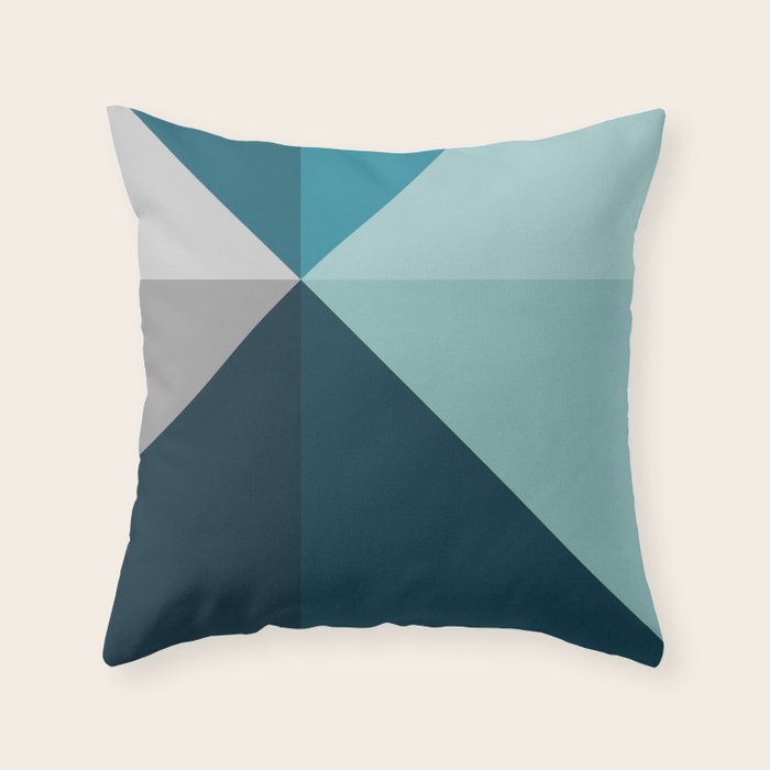 Geometric 1702 Throw Pillow Gallery Image 6